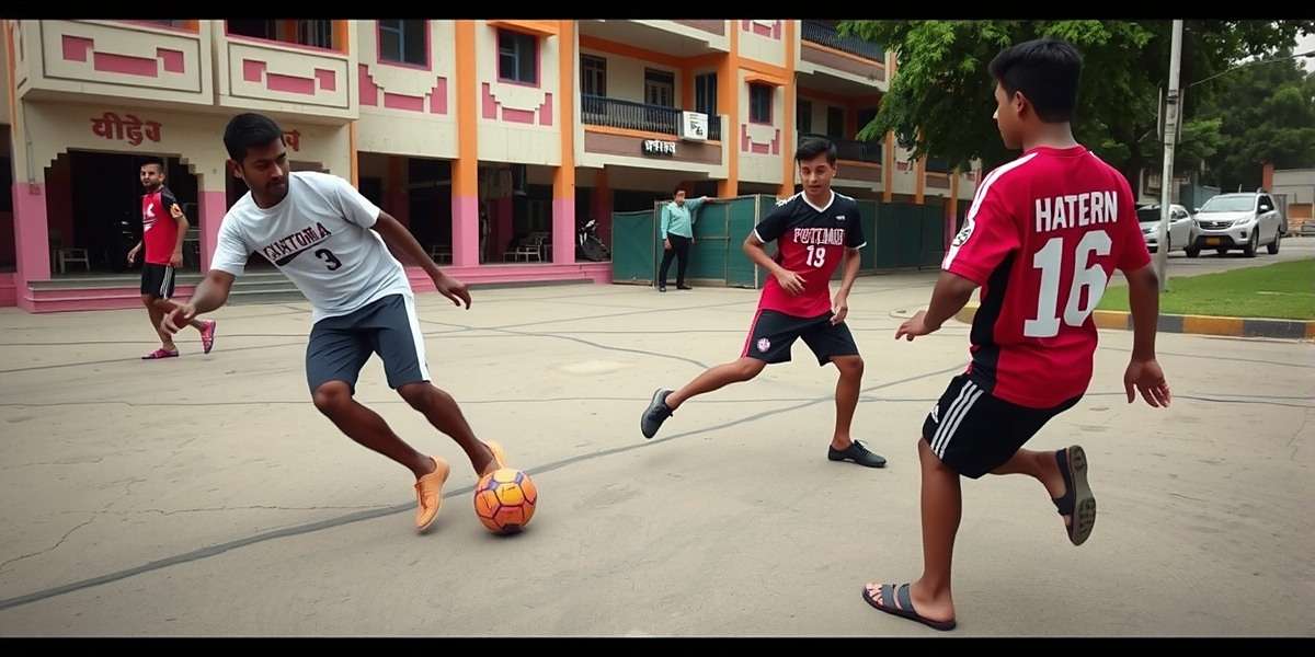 Fiesta Kick Masters Real-World Tournament Real-world Fiesta Kick Masters inspired street football tournament in an Indian neighborhood