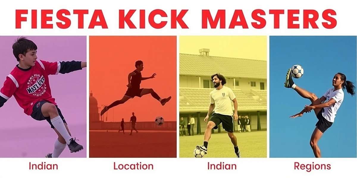 Fiesta Kick Masters Authentic Street Locations Fiesta Kick Masters showing various authentic Indian street football locations from different regions