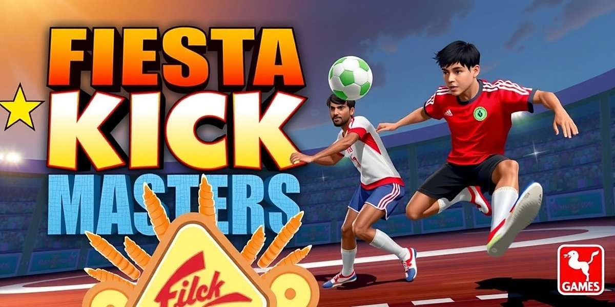 Fiesta Kick Masters Game Cover Fiesta Kick Masters game cover showing Indian street footballers in action during a tournament